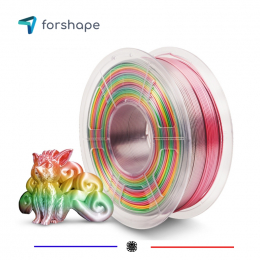 Pack x10 PLA Forshape ecoPLA Gris - 10 Kg - 1.75mm - Polyfab3D