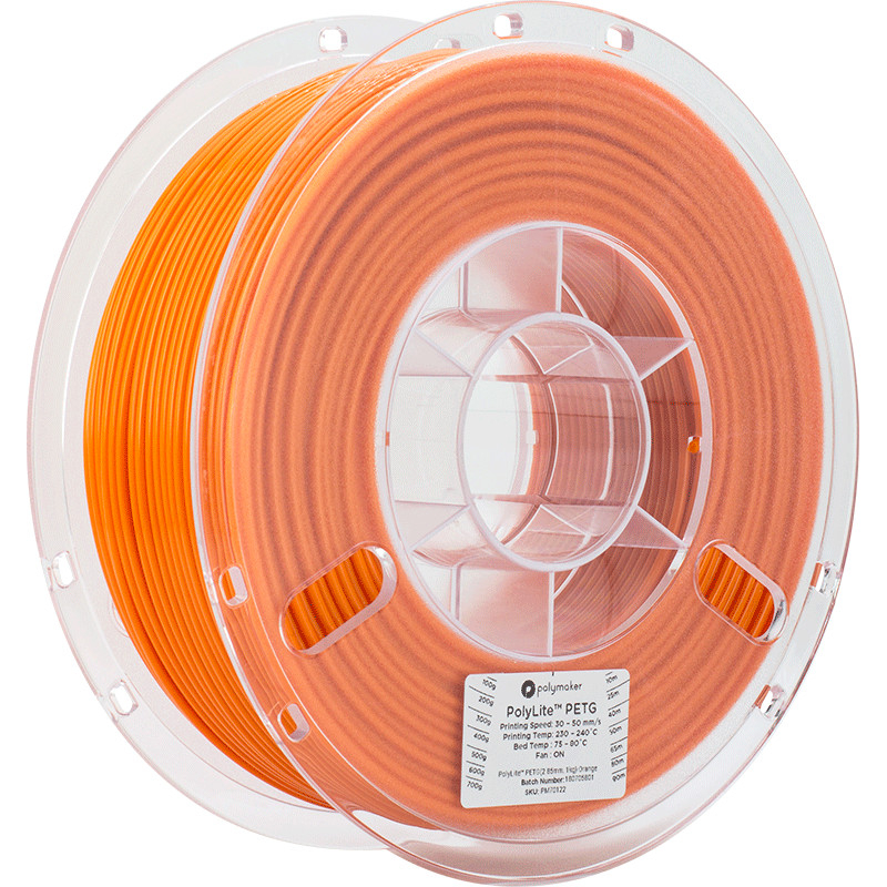 PolyLite PETG Orange - 2.85mm - 1 kg