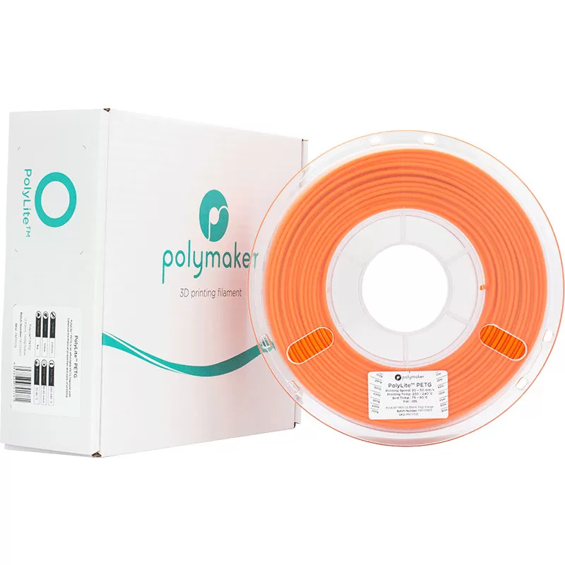 PolyLite PETG Orange - 2.85mm - 1 kg (5) PolyLite PETG Orange - 2.85mm - 1 kg (5)