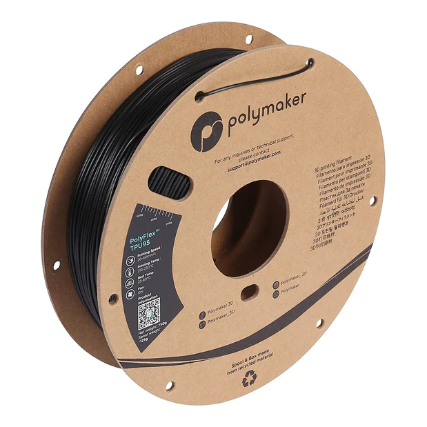 Polyflex TPU-90A Noir - 1.75mm - 750g