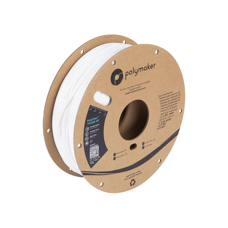 PolyFlex TPU-95A High Speed Blanc - 1.75mm - 1 kg