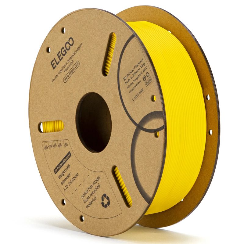 Elegoo PLA Jaune - 1.75mm - 1 kg - Polyfab3D