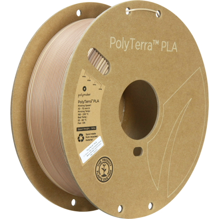 PolyTerra PLA Dual Gradient Wood (Bois) - 1.75mm - 1 kg