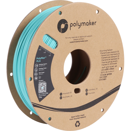 PolyMax Tough PLA Polymaker Teal (Vert Bleu Canard) - 1.75mm - 750 g