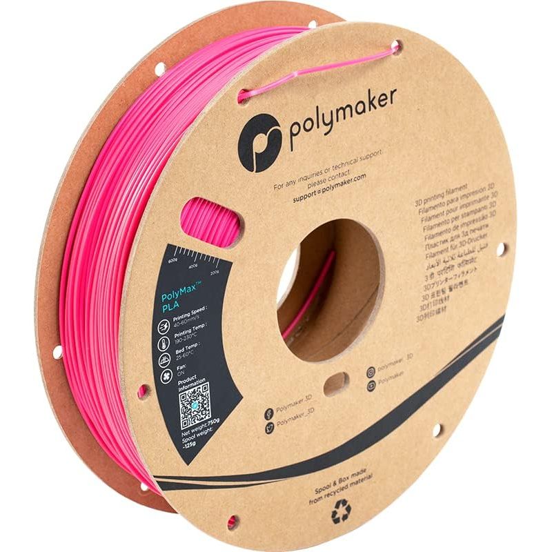 PolyMax Tough PLA Rose - 1.75mm - 750 g - Polyfab3D