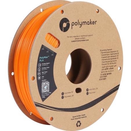 PolyMax Tough PLA Orange - 1.75mm - 750 g