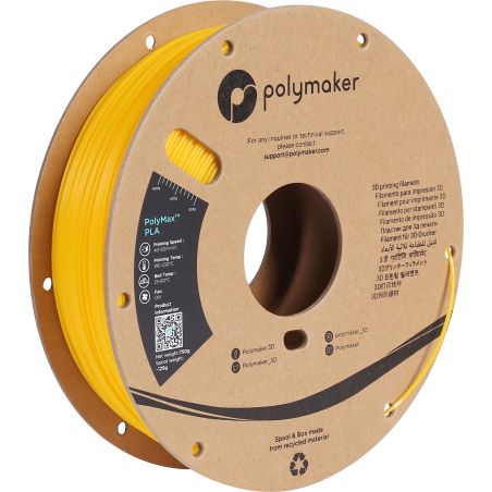 PolyMax Tough PLA Jaune - 1.75mm - 750 g