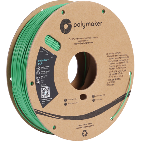PolyMax Tough PLA Vert - 1.75mm - 750 g