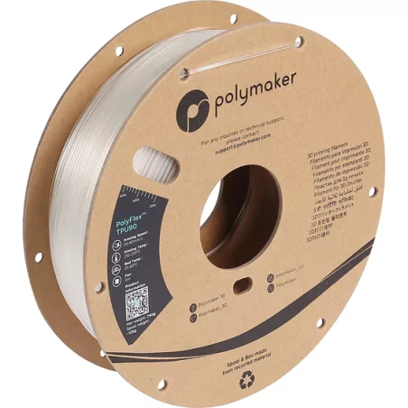 Polyflex TPU-90A Translucide (Clear) - 1.75mm - 750 g