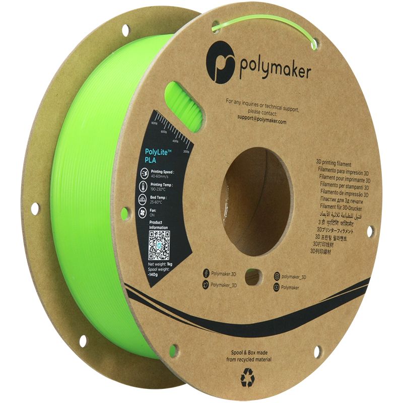 PolyLite PLA Vert - 2.85mm - 1 kg