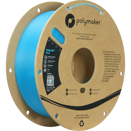 PolyLite PLA Luminous Bleu - 1.75mm - 1 kg