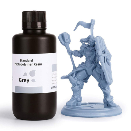 Résine standard Grise (Grey) Elegoo - 1000 ml