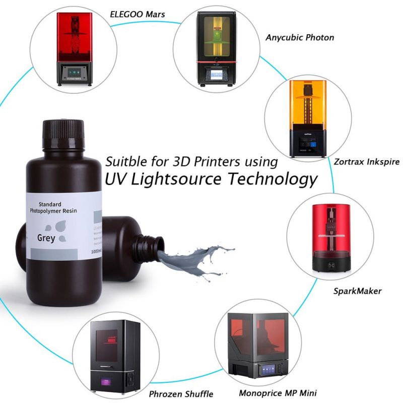 ELEGOO Résine Imprimante 3D LCD Résine Standard à