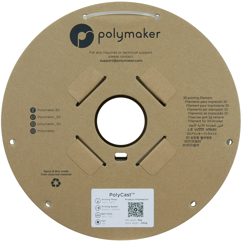 PolyCast Naturel - 2.85mm - 3 kg