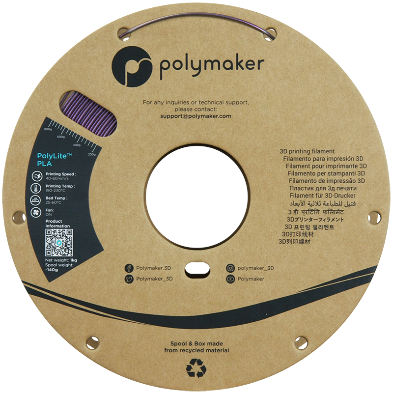 PolyLite PLA Starlight Nebula - 1.75mm - 1 kg