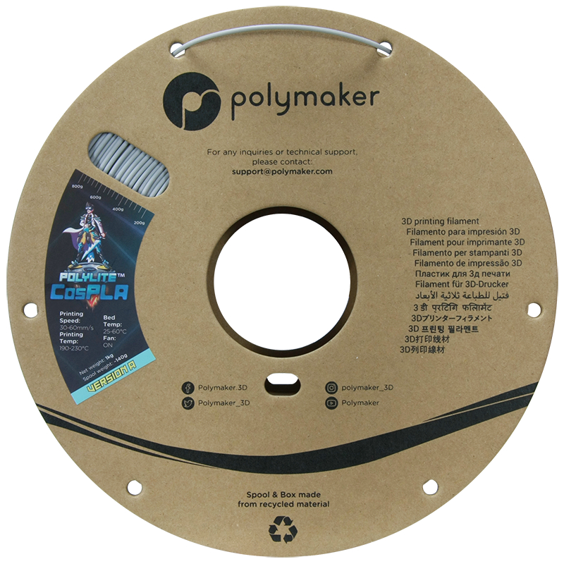 Polymaker CosPLA - Version A - 1.75mm - 1kg