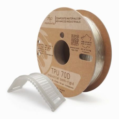 Nanovia TPU 70D Naturel - 1,75 mm - 500g