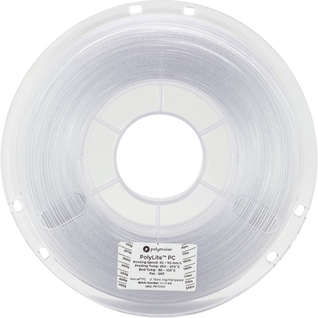 PolyLite PC Transparent - 1.75mm - 1 kg (2) PolyLite PC Transparent - 1.75mm - 1 kg (2)