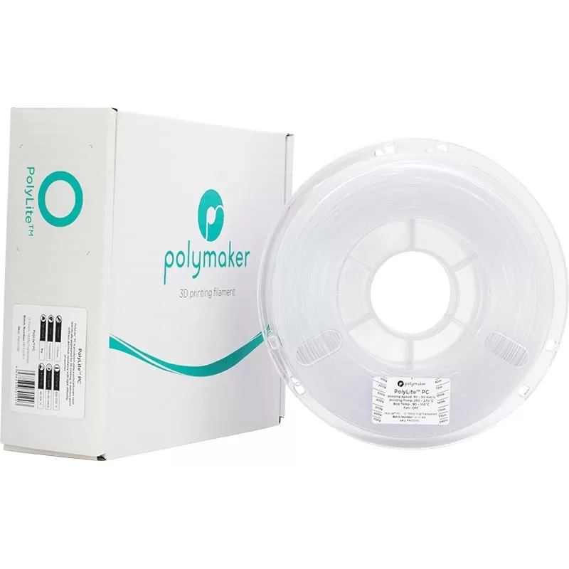 PolyLite PC Transparent - 1.75mm - 1 kg (5) PolyLite PC Transparent - 1.75mm - 1 kg (5)