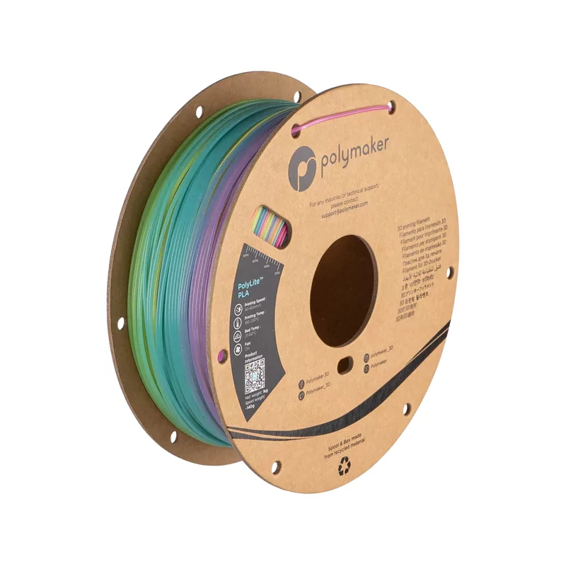 PolyLite PLA Luminous Rainbow - 1.75mm - 1 kg PolyLite PLA Luminous Rainbow - 1.75mm - 1 kg