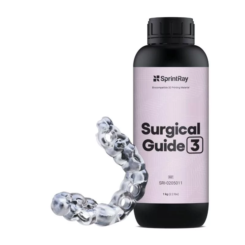 Résine SprintRay Surgical Guide 3 - 1 kg Résine SprintRay Surgical Guide 3 - 1 kg