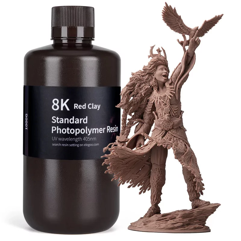 Résine standard 8K Red Clay Elegoo - 1000 ml Résine standard 8K Red Clay Elegoo - 1000 ml