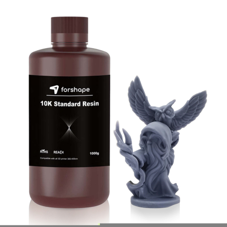 Résine 10K Gris foncé Forshape Premium - 1 kg
