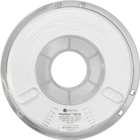 PolyMax PETG Blanc - 1.75mm - 750 g (2) PolyMax PETG Blanc - 1.75mm - 750 g (2)