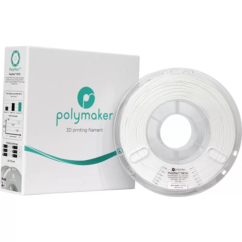 PolyMax PETG Blanc - 1.75mm - 750 g (4) PolyMax PETG Blanc - 1.75mm - 750 g (4)