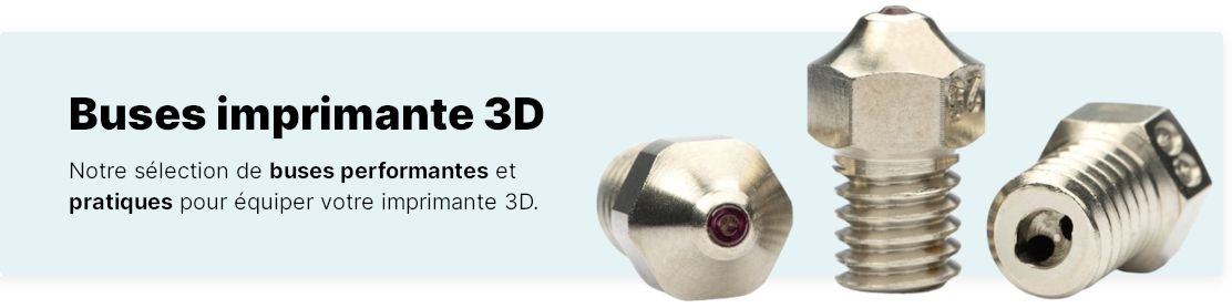 Piece Pour Extrudeuse Imprimante 3D - Limics24 - Lot 8 Buses Volcano 04 Mm  Tête D Impression Acier Trempé M6