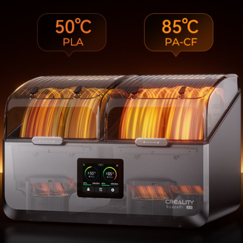 Creality Space Pi X4 Filament Dryer chambres indépendantes