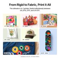 Impression UV matériaux rigides xTool O1 Omni Printer Dual UV Rotary Bundle