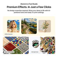 Workflow xTool Studio xTool O1 Omni Printer UV&DT Rotary Bundle