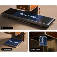 xTool F2 Ultra UV - Pack Convoyeur zone de travail