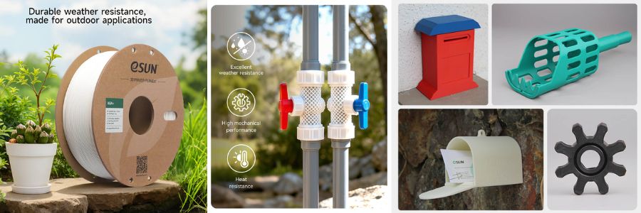 eSun ASA+ Filament Blanc Froid