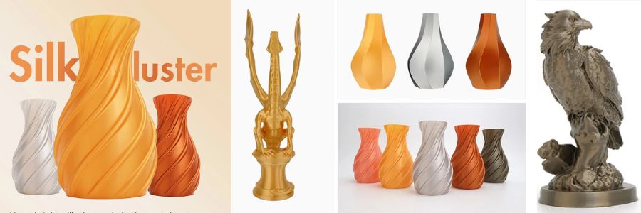 eSun PLA Silk Filament Argent