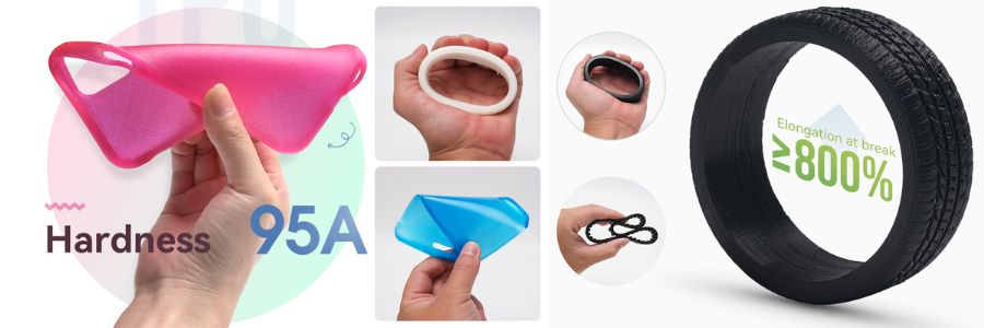 eSun TPU‑95A Filament Noir