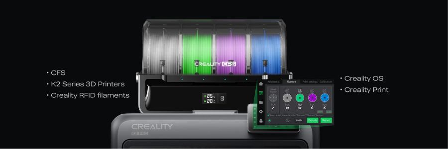 Impression multicouleurs avec la Creality K2 Pro Combo