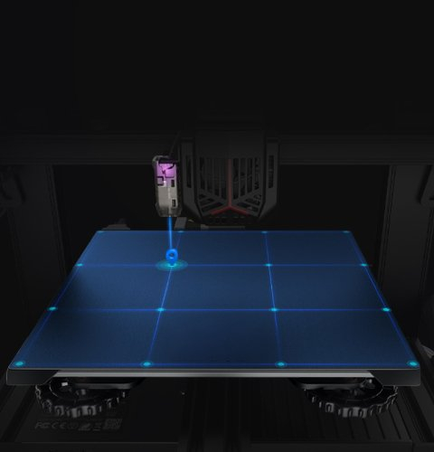 imprimante 3d Creality Ender-3 v2 neo - nivellement automatique du plateau