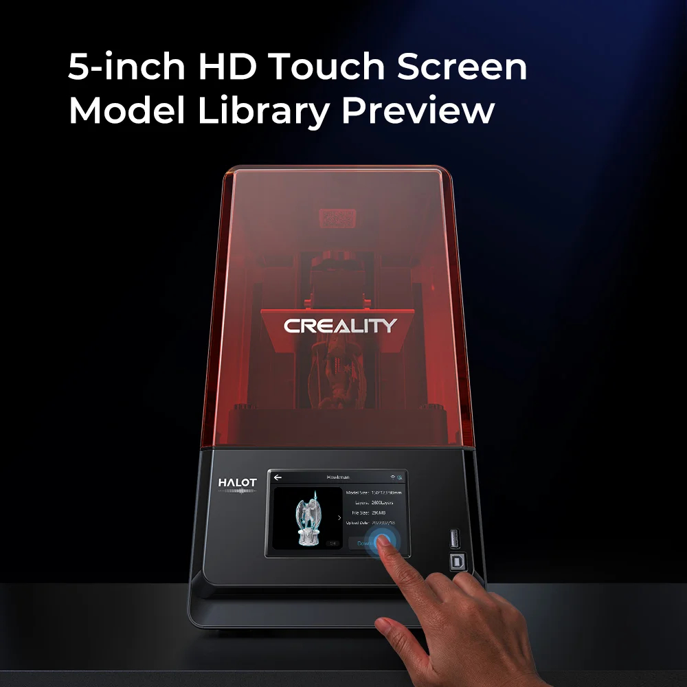 Creality Halot-One Pro écran tactile 14 langues dont francais