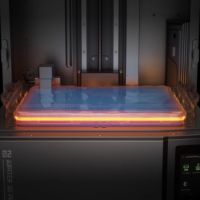 Cuve résine chauffée à 30°C pour impression stable sur Elegoo Jupiter 2