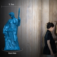 Calibration rapide du scanner 3D EinScan Trak