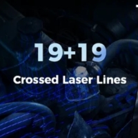 EinScan Trak avec 19 plus 19 lignes laser croisées