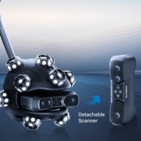 EinScan Trak utilisé comme scanner 3D manuel