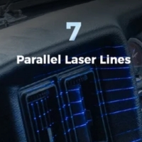 EinScan Trak avec sept lignes laser parallèles pour les détails