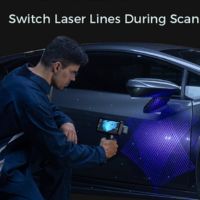 EinScan Rigil scanner laser bleu