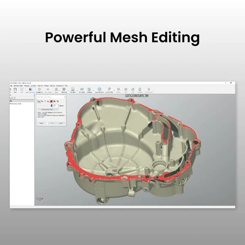Revopoint Revo Design Personal - Édition de maillage