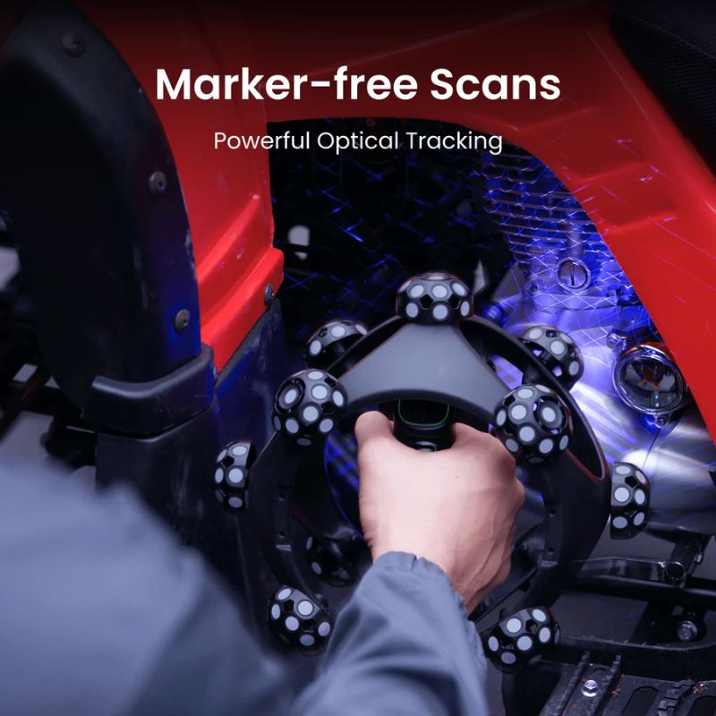Numérisation sans marqueurs avec le Revopoint Trackit SR