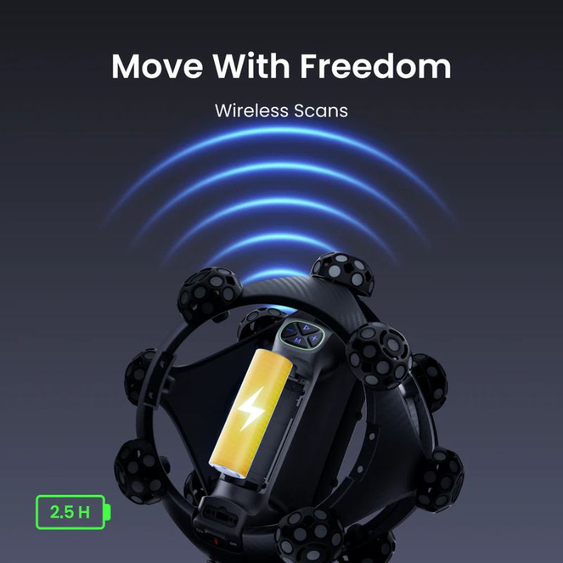 Scanner 3D sans fil Revopoint Trackit SR