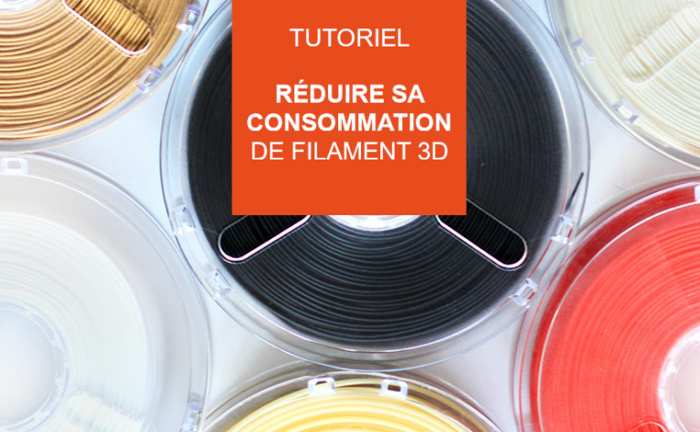 réduire consommation filament 3d